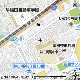 〒733-0841 広島県広島市西区井口明神の地図