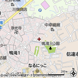 大阪府泉南市鳴滝202周辺の地図