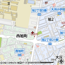 広島県広島市南区西旭町2-6周辺の地図