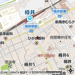 三井住友銀行泉南支店周辺の地図