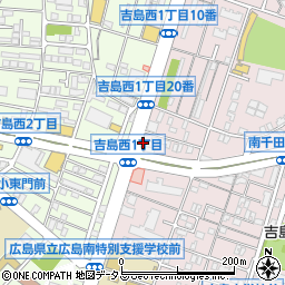 広島吉島東郵便局周辺の地図