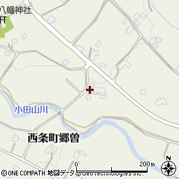 広島県東広島市西条町郷曽1761周辺の地図