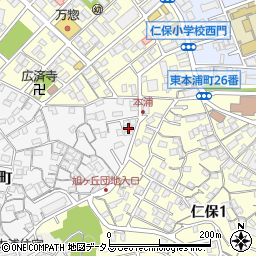 宮下アパート周辺の地図