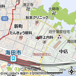 広島県安芸郡海田町稲荷町周辺の地図
