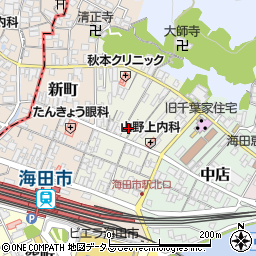 広島県海田町（安芸郡）稲荷町周辺の地図