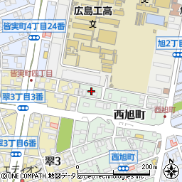 広島県広島市南区西旭町4周辺の地図