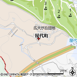広島県広島市佐伯区屋代町周辺の地図