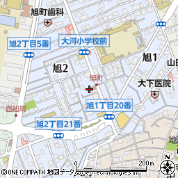 広島旭郵便局周辺の地図