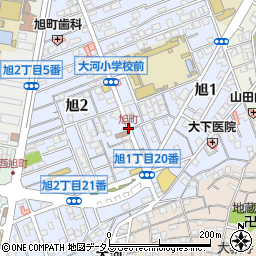 旭町周辺の地図