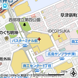 ペッパーランチ広島アルパーク店周辺の地図