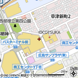 わものや西広島店周辺の地図