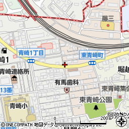 ＡＳＡＨＩ　ＰＡＲＫ南区東青崎第１駐車場周辺の地図