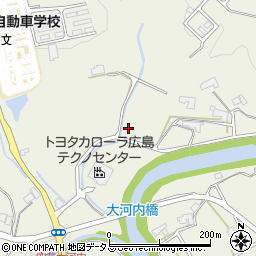 広島県東広島市西条町郷曽3459周辺の地図