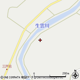 生雲川周辺の地図