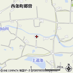 広島県東広島市西条町郷曽837周辺の地図