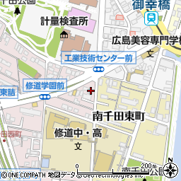 マサル工業　広島営業所周辺の地図