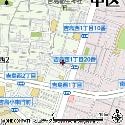 茨木餅店周辺の地図