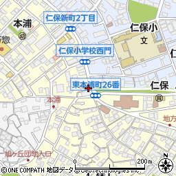 広島市仁保楠那地域包括支援センター周辺の地図