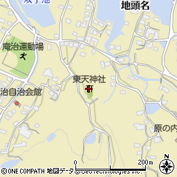 東天神社周辺の地図