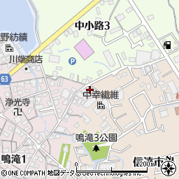 大阪府泉南市鳴滝65周辺の地図