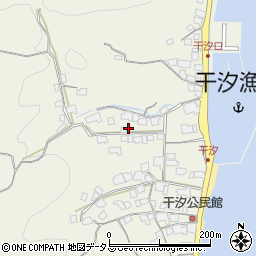 広島県尾道市向島町（干汐）周辺の地図