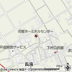 花枝ターミナルセンター周辺の地図