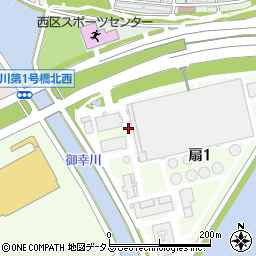 〒733-0831 広島県広島市西区扇の地図