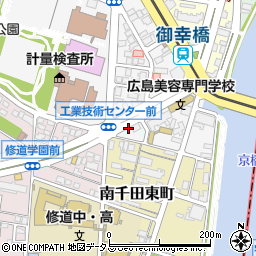 中国料理 安記 千田町店周辺の地図