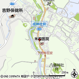 鶴萬々堂下市店周辺の地図