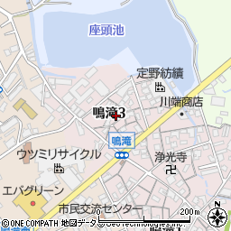 大阪府泉南市鳴滝3丁目10周辺の地図