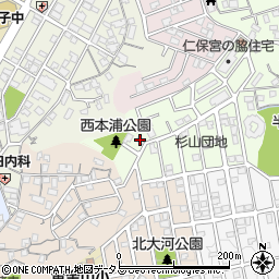 寺西社会保険労務士事務所周辺の地図