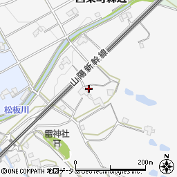 広島県東広島市西条町森近539周辺の地図