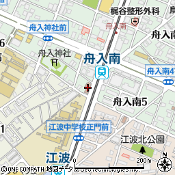 広島市中消防署江波出張所周辺の地図