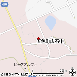 兵庫県洲本市五色町広石中周辺の地図