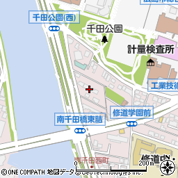 広島県広島市中区南千田西町3周辺の地図