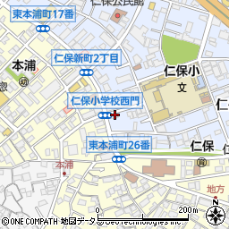 水道レスキュー広島市南区仁保新町営業所周辺の地図