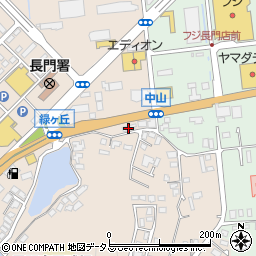 有限会社林電材　長門営業所周辺の地図