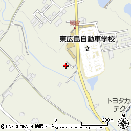 広島県東広島市西条町郷曽347周辺の地図