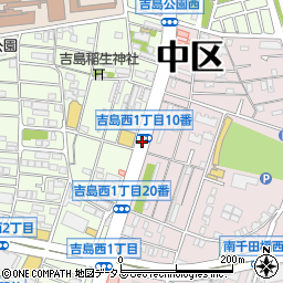 吉島西１‐１０周辺の地図