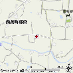 広島県東広島市西条町郷曽524周辺の地図