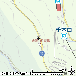 花山山本周辺の地図