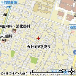 セジュール大田Ａ周辺の地図
