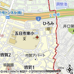 広島市立　五日市東児童館周辺の地図