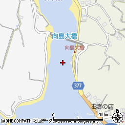 向島大橋周辺の地図
