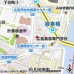 大鳥機工株式會社　広島営業所周辺の地図