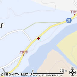 三重県多気郡大台町上真手437-1周辺の地図