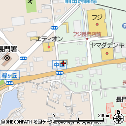 下関三菱長門店・クリーンカー長門店周辺の地図