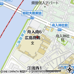 広島県立広島商業高等学校周辺の地図