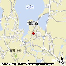 香川県高松市庵治町地頭名周辺の地図
