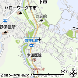 奈良県吉野郡下市町下市44周辺の地図